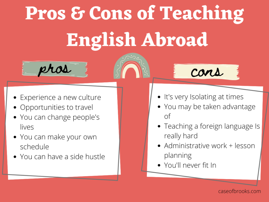 pros-cons-teaching-english-abroad